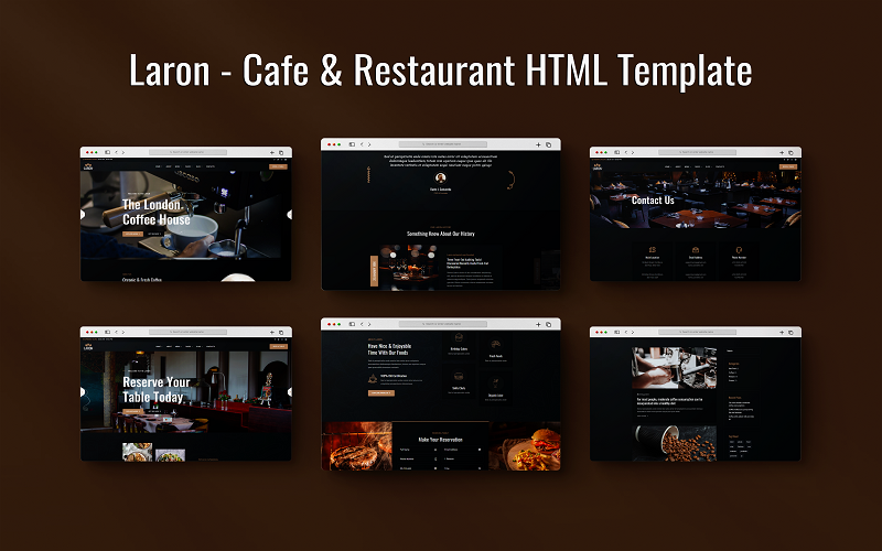Template #351560 Bar Cafe Webdesign Template - Logo template Preview