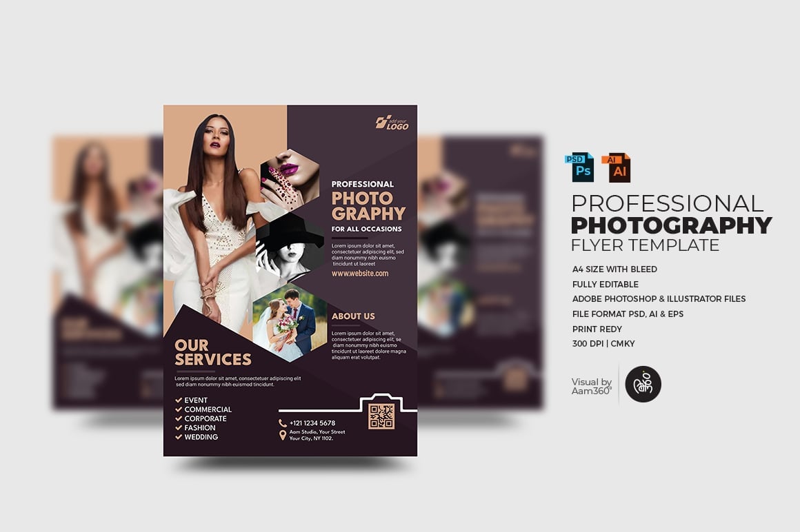 Template #351671 Flyer Professional Webdesign Template - Logo template Preview
