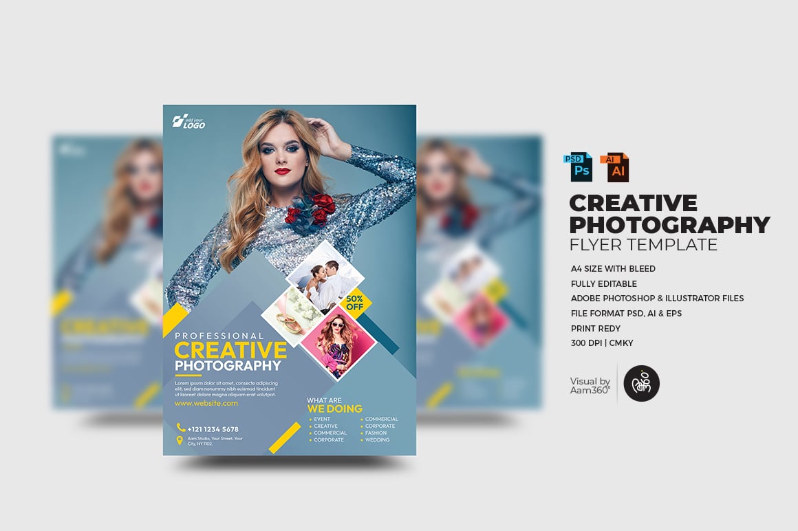 Template #351672 Flyer Professional Webdesign Template - Logo template Preview