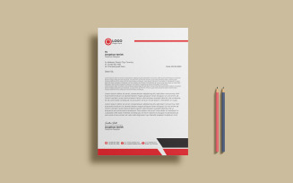 Creative Agency Corporate Letterhead Template Design