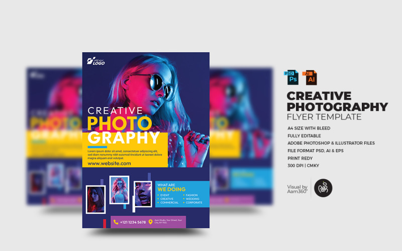 Creative Photography Flyer Template Corporate Identity