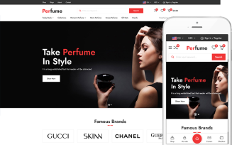 Perfume - Cosmetics & Perfumes Store WooCommerce WordPress Theme
