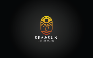 Sea and Sun v.4 Pro Logo Template