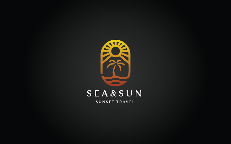 Sea and Sun v.4 Pro Logo Template