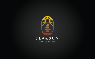Sea and Sun v.7 Pro Logo Template