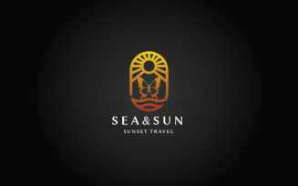 Sea and Sun v.8 Pro Logo Template