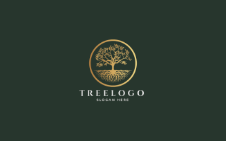 Tree Pro Logo Vector Template