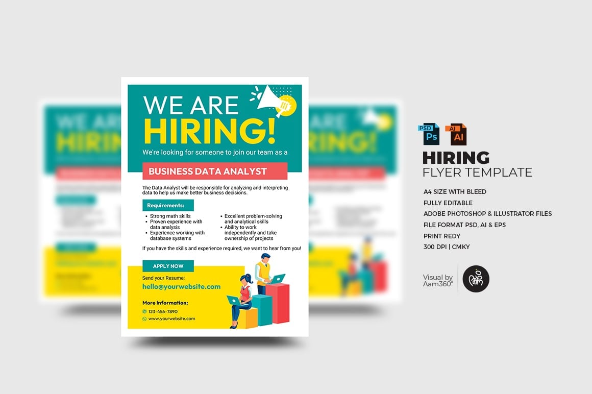 Template #351752 Opportunity Hiring Webdesign Template - Logo template Preview