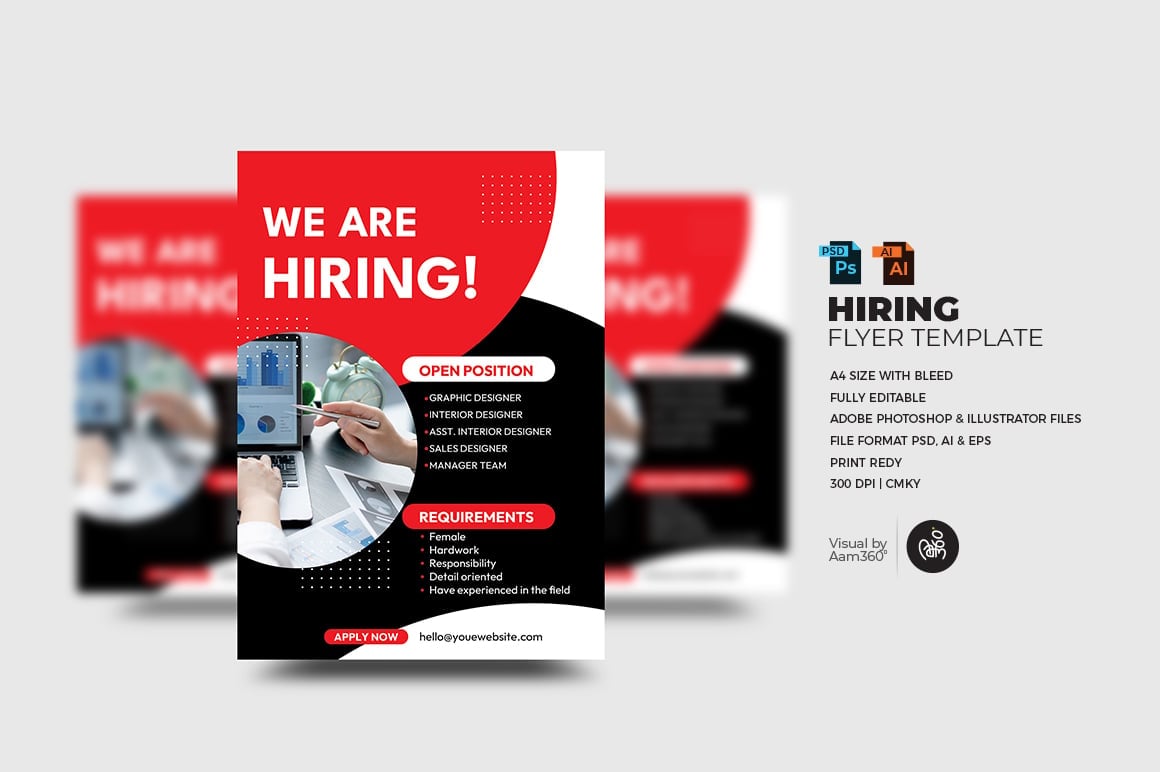 Template #351753 Opportunity Hiring Webdesign Template - Logo template Preview