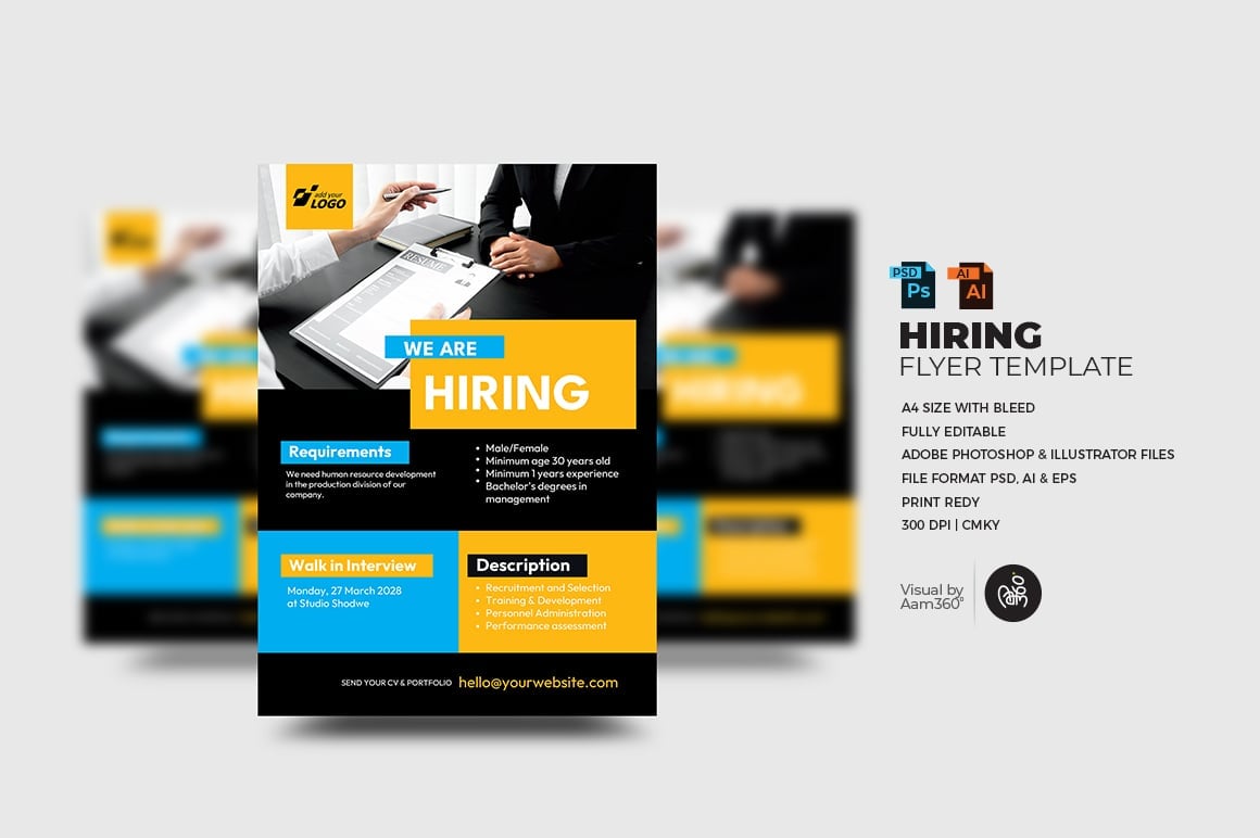 Template #351755 Opportunity Hiring Webdesign Template - Logo template Preview