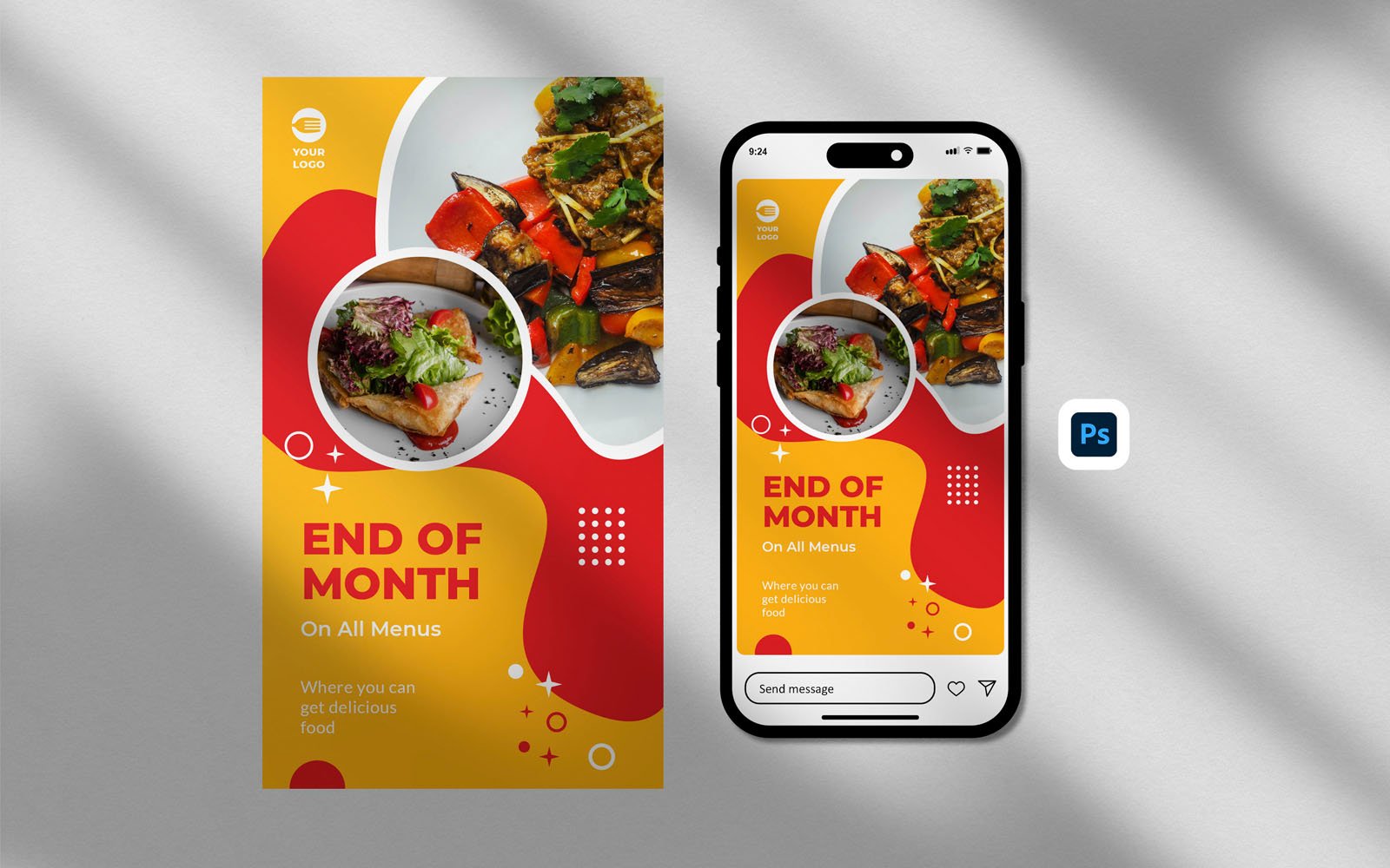 Template #351777 Food Asianfood Webdesign Template - Logo template Preview