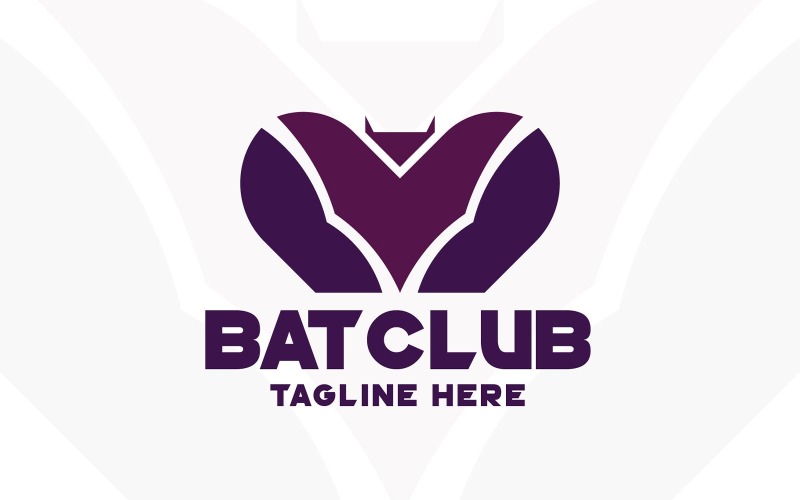 Bat Club - Night Club Logo Logo Template