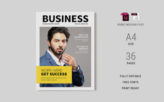 Business Magazine Template 06