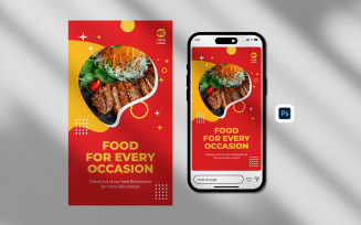 Instagram Story Template - Special Food Instagram Story Social Banner Template