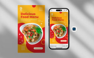 Instagram Story Template - Special Food Instagram Story Template