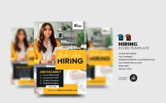 We are Hiring Flyer Template,