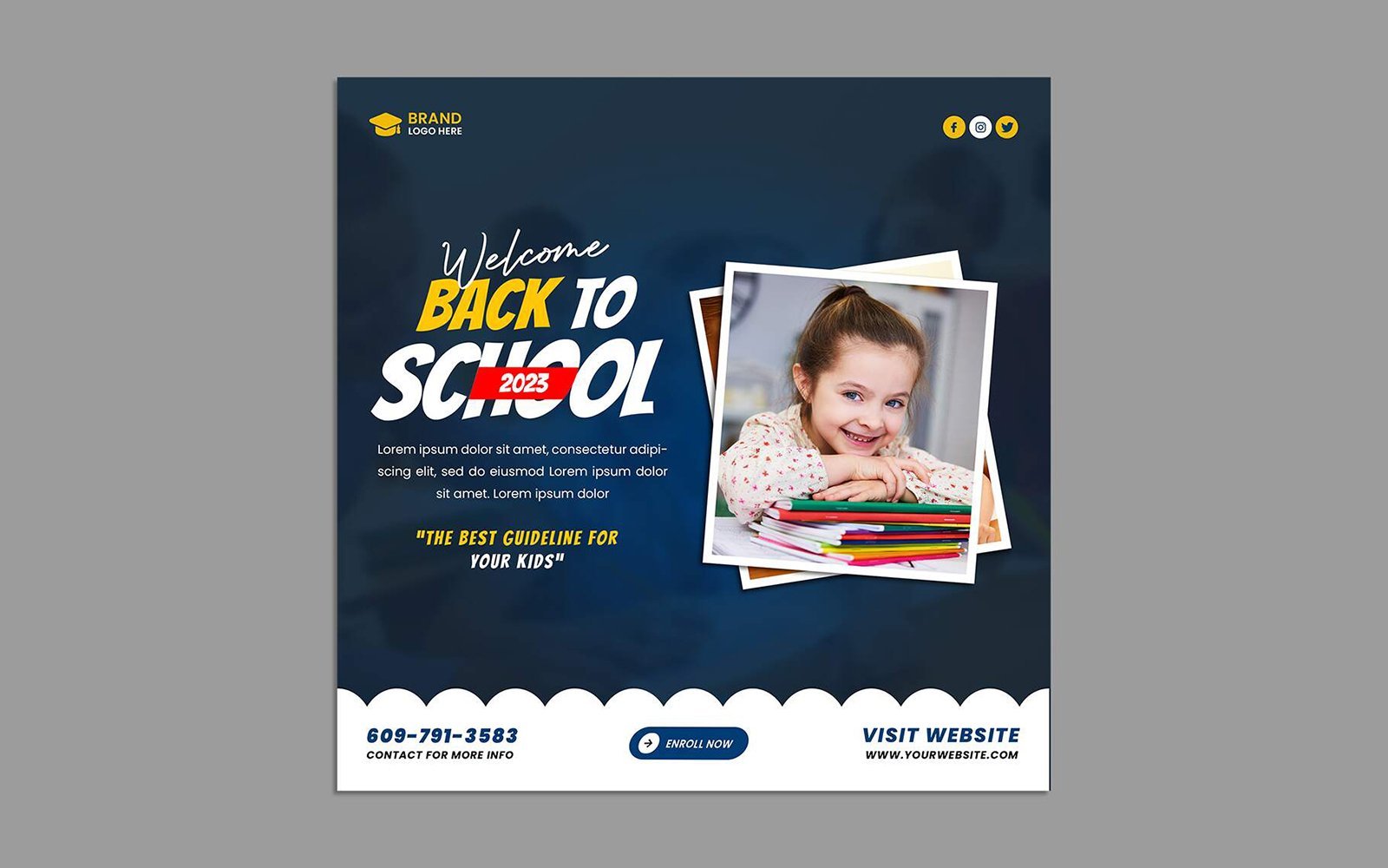 Template #351826 To School Webdesign Template - Logo template Preview