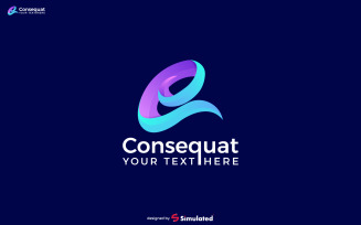 Branding Colorful C Logo Template