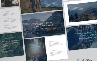 Natura - Portfolio Google Slides Template