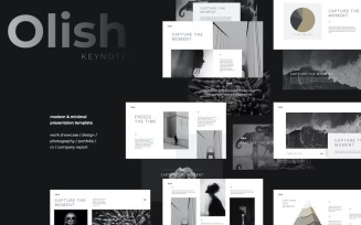 OLISH - Minimal & Elegant Keynote Template