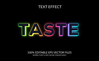 Teste 3D Editable Vector Eps Text Effect Template
