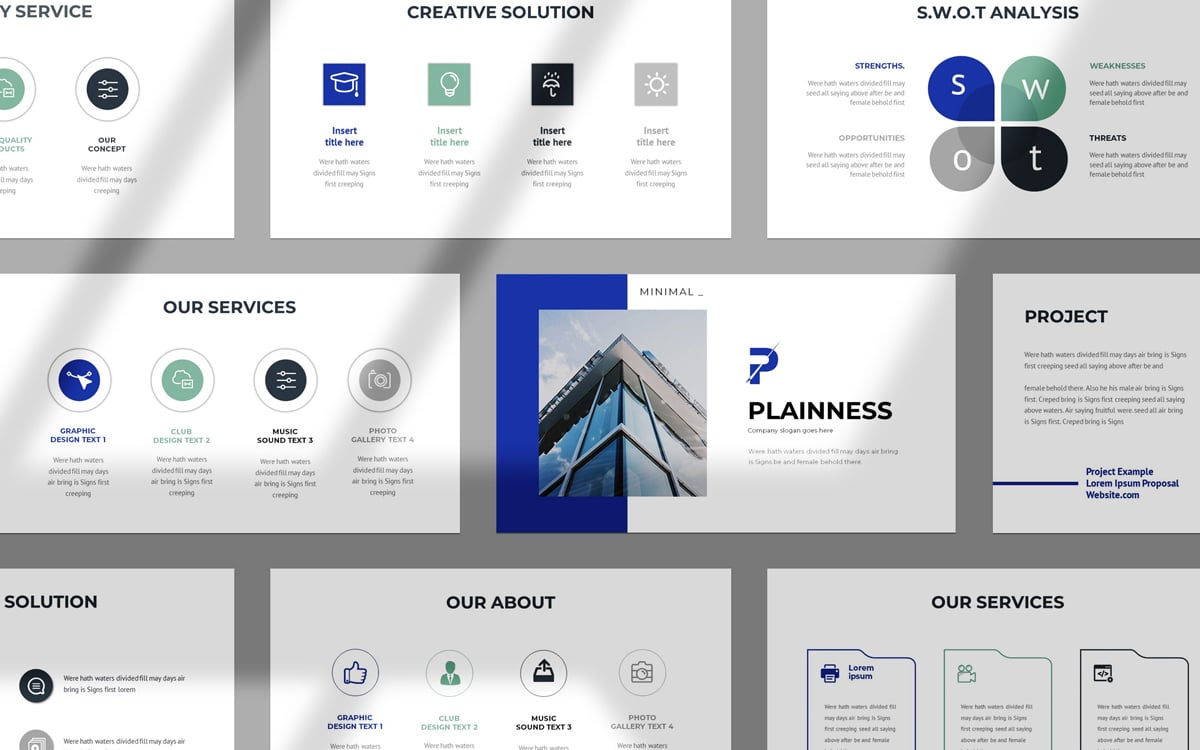 Template #352045 Business Clean Webdesign Template - Logo template Preview