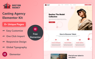 Bastion - Casting Agency Elementor Kit