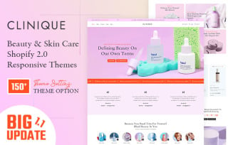 Clinique - Beauty Cosmetics & Skincare Multipurpose Shopify 2.0 Responsive Theme