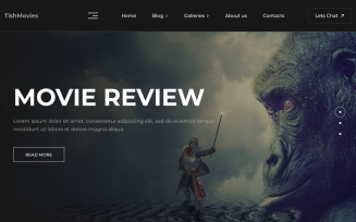 TishMovies - Film Director and Movie Reviews WordPress Theme