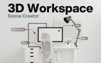 Workspacy - Semi-Realistic 3D Workspace Creator
