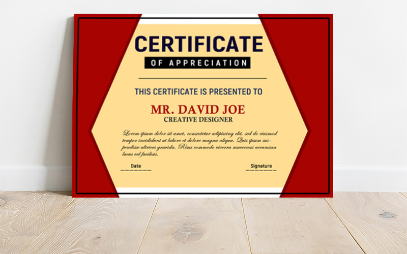 Academic achievement Completion Design Template Certificate Template