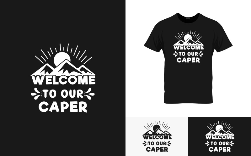 Mountain t-shirt design illustration T-shirt