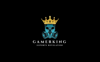 Gamer King Esport Pro Logo Templates