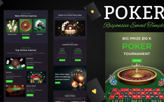 Poker – Responsive Email Template