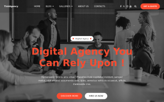 TishAgency – Digital Agency WordPress Theme