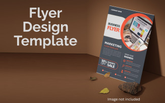 Vector Flyer design template
