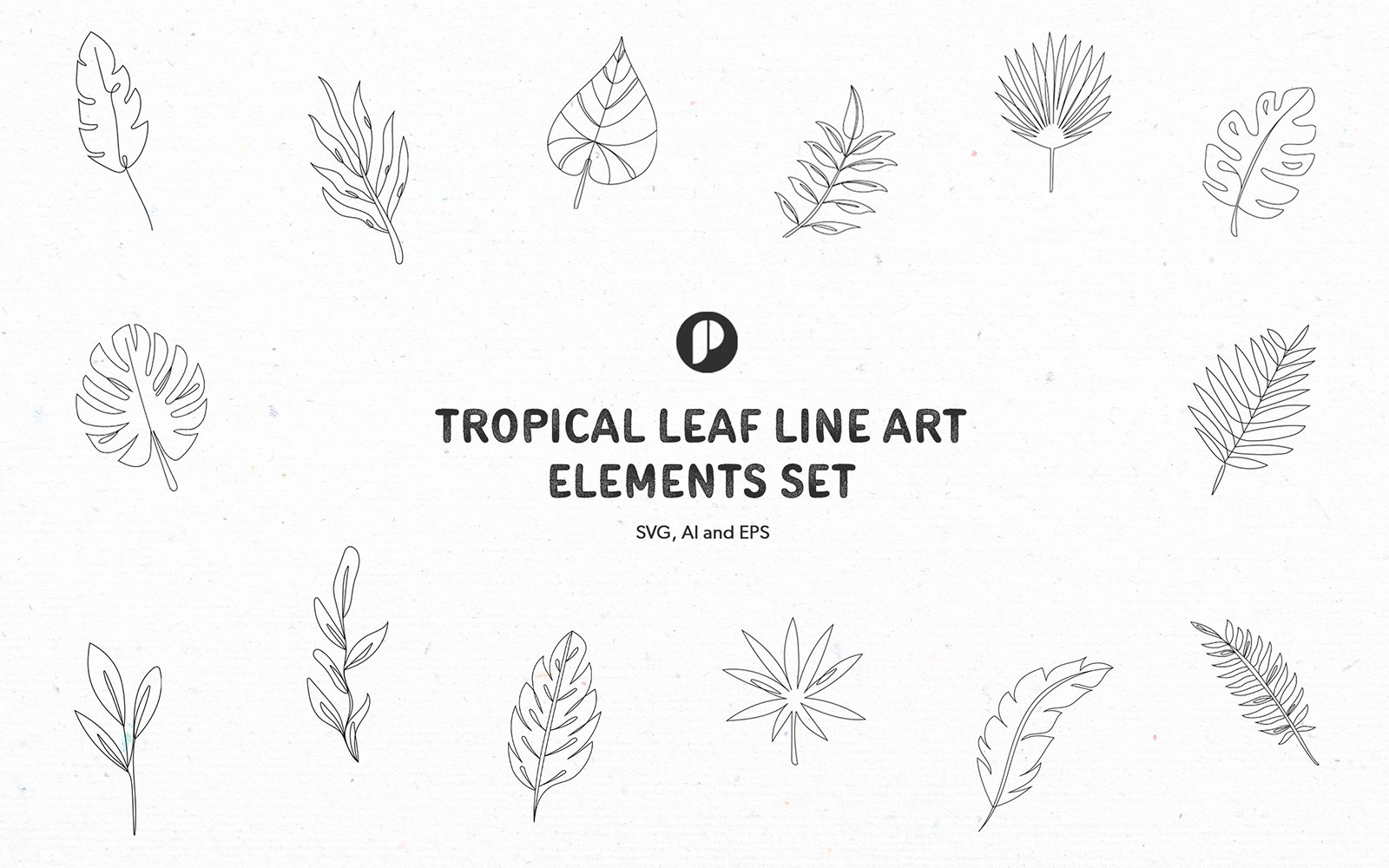 Kit Graphique #352400 Tropical Feuille Divers Modles Web - Logo template Preview