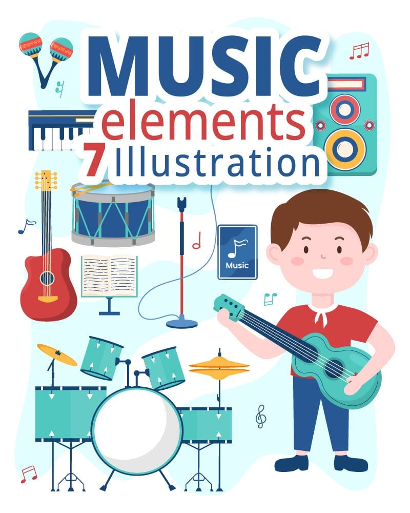 Kit Graphique #352557 Music Elements Divers Modles Web - Logo template Preview