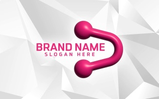 3D Inflate Professional Software Brand Logo Design