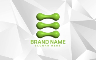 New 3D Inflate Software Brand logo Design