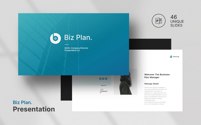 The Best Business Plan Presentation Template PowerPoint Template