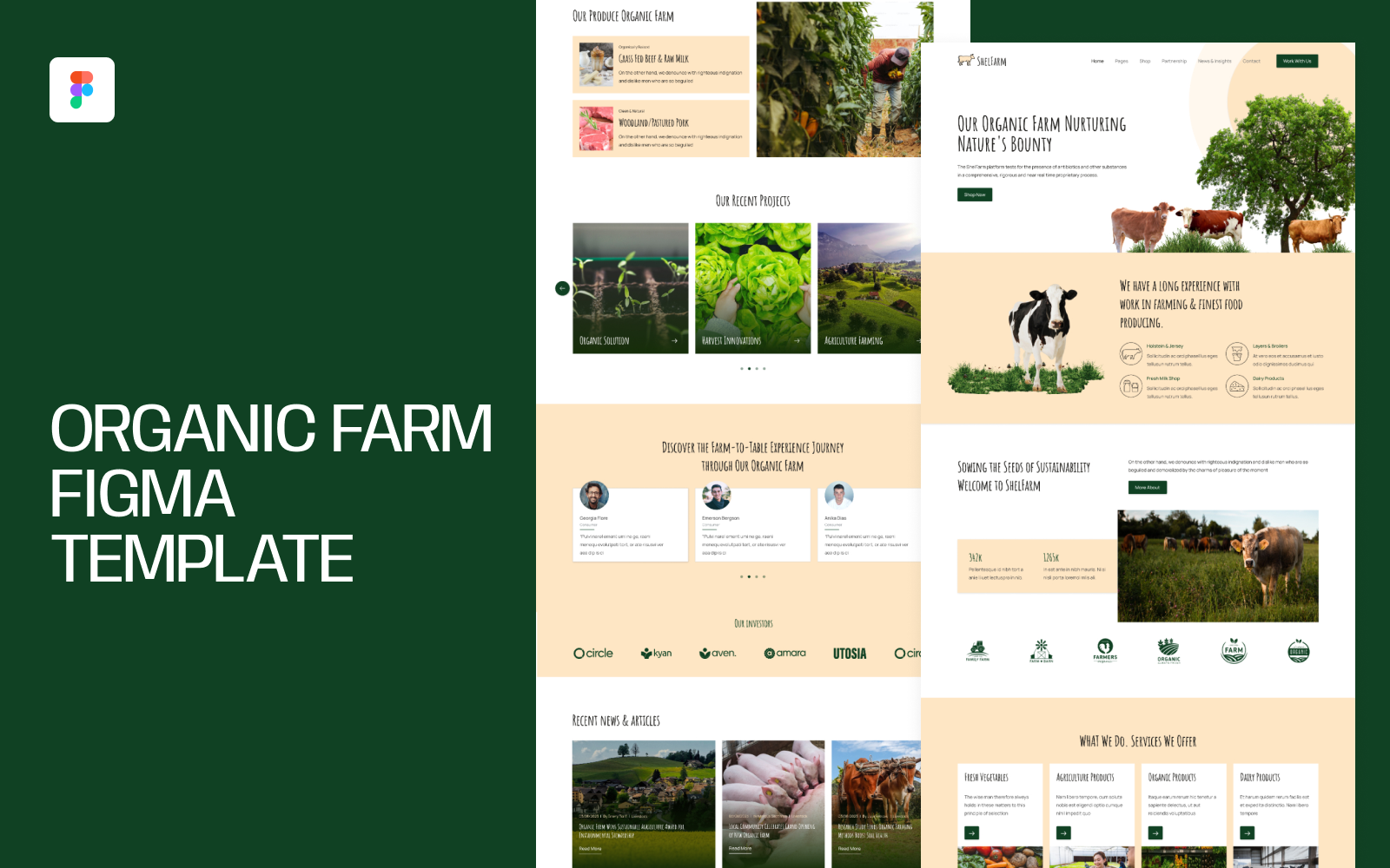 Template #352651 Agriculture Farming Webdesign Template - Logo template Preview