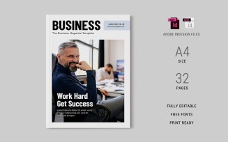 Business Magazine Template 09