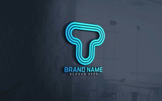 Professioanl App T Logo Design