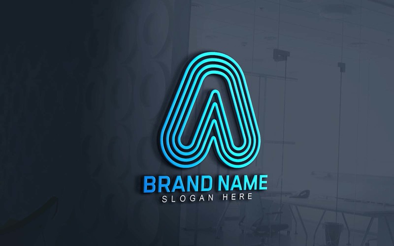 Web And App A Logo Design Logo Template