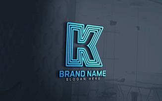 Web And App K Logo Design