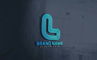 Web And App L Logo Design