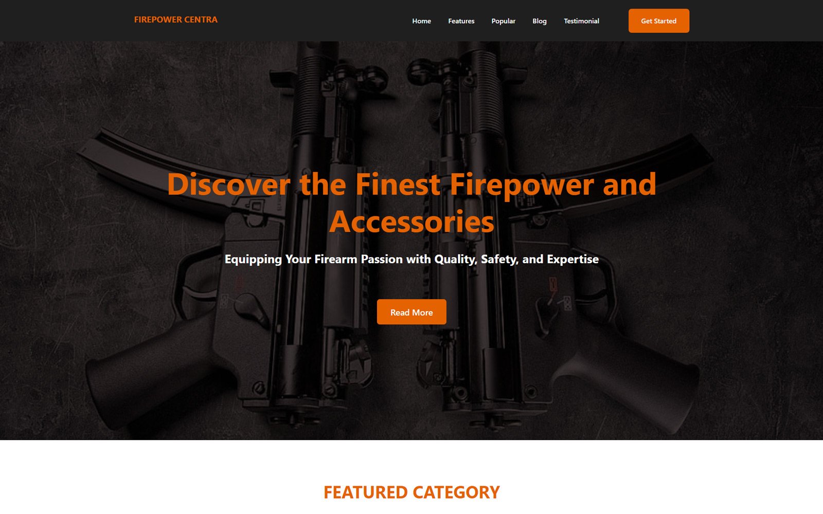 Template #352761 Events Firearm Webdesign Template - Logo template Preview