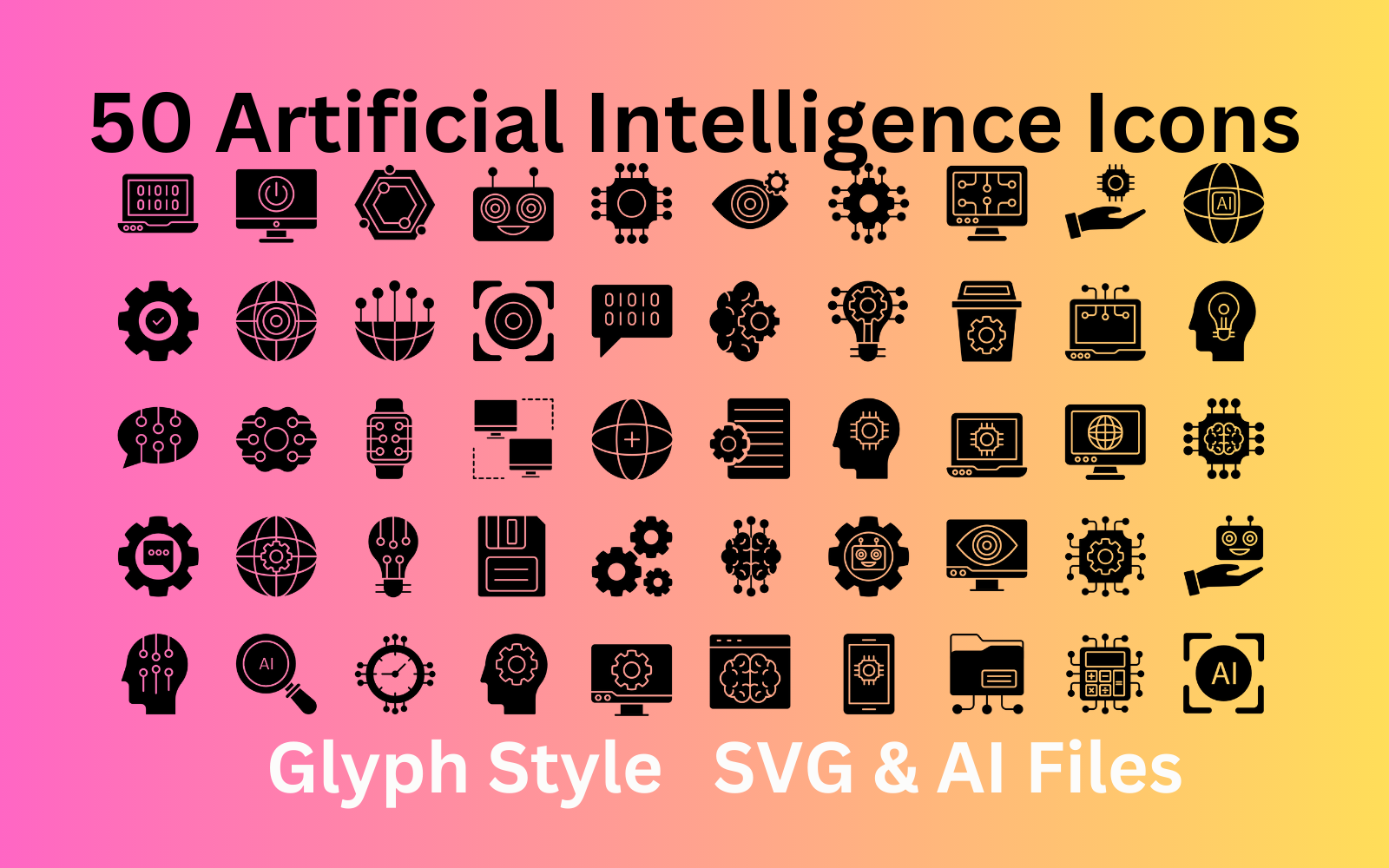 Kit Graphique #352768 Artificial Intelligence Divers Modles Web - Logo template Preview