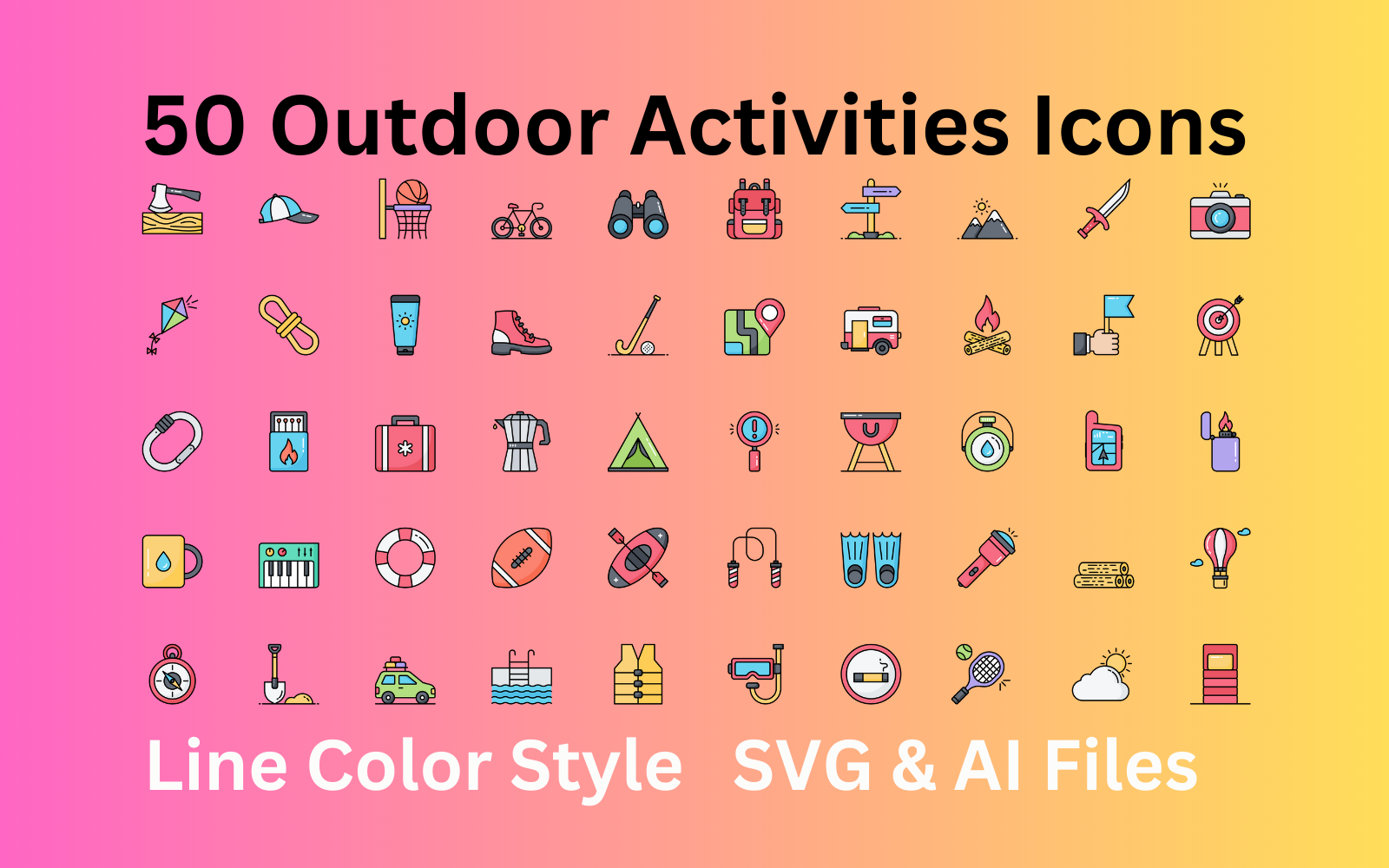 Kit Graphique #352777 Outdoor Activits Divers Modles Web - Logo template Preview